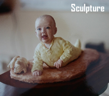 A moment in time -  baby sculpture