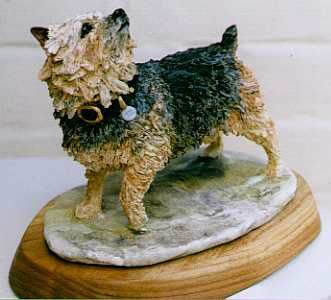 Sculpture of  Yorkshire Terrier