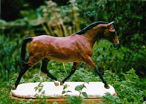 Thoroughbred Horse Sculpture